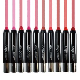 [ANJO] Shine Lip Crayon - Long-lasting Color, Soft Moisture, & Non-Staining Formula for Smooth, Healthy Lips - Made in Korea